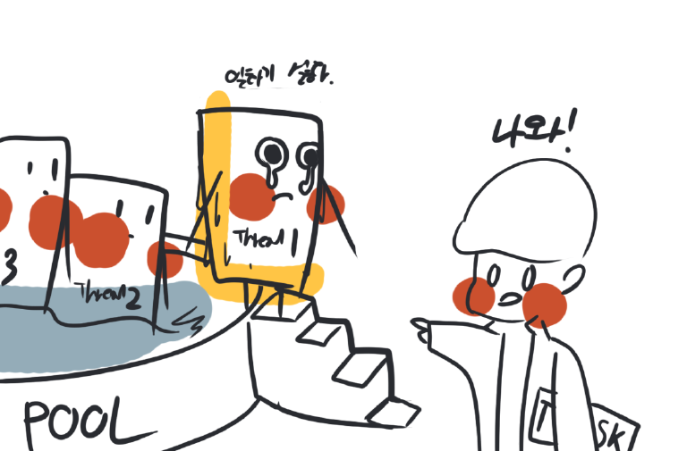 thread 캐릭터 그림